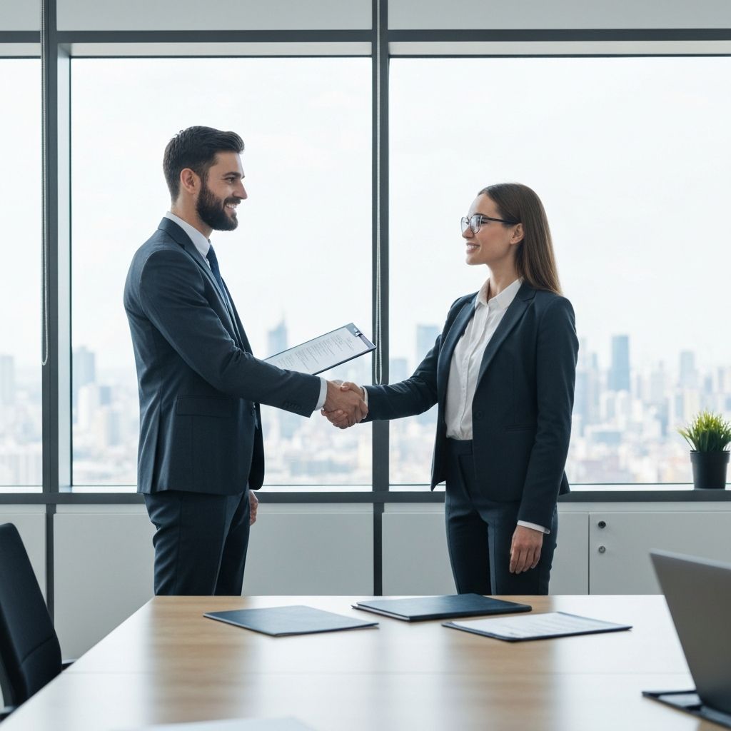 Erfolgreiche Business-Partnerschaft und Zusammenarbeit